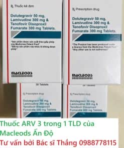 Thuốc ARV TLD Macleods giá bao nhiêu, mua ở đâu tốt nhất?